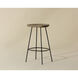 Indra 26.25 inch Natural / Black Counter Stool